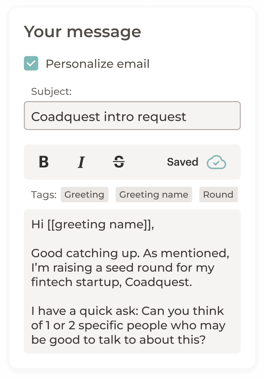 Personalized emails in bulk